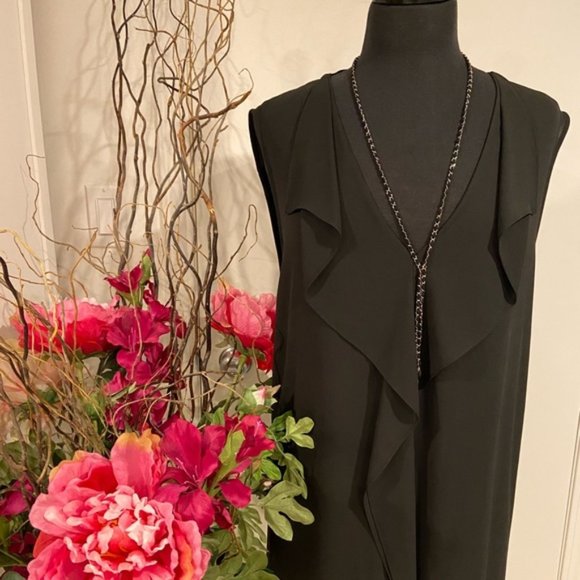 BCBG Cutout Blouse - Picture 1 of 4
